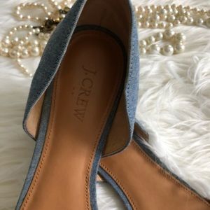 J. Crew Shoes - J Crew Chambray Flats J. Crew Shoes - J Crew Chambray Flats